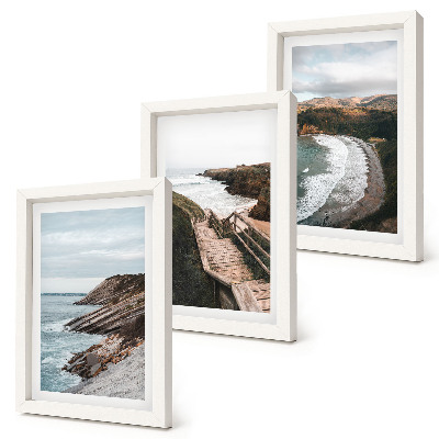 Fotowand Meerblick mit Klippen und Strandlandschaften