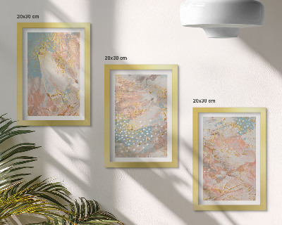 Fotowand Abstrakte Muster in Pastellfarben – Textur