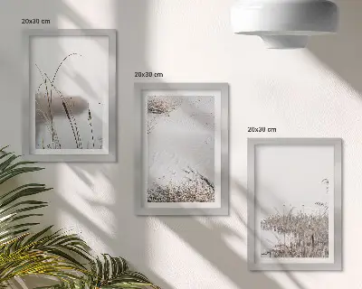 Fotowand mit zarten Sommeransichten von Wasserpflanzen