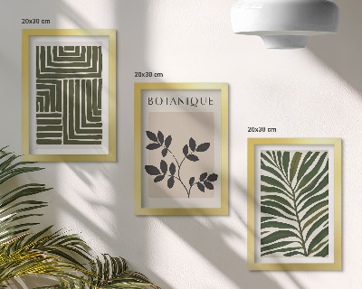 Fotowand Botanische Kompositionen im Stil des Boho-Minimalismus