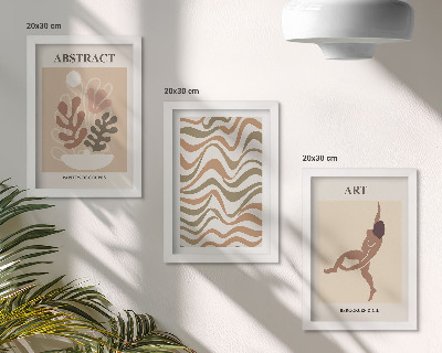 Bilderwand Matisse Boho abstrakte Formen und Muster
