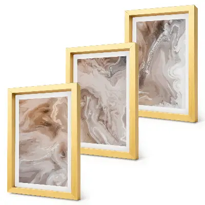Bilderwand mit abstraktem Marmormuster in Steintextur