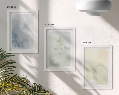 Fotowand Pastellfarben auf Leinwandtextur