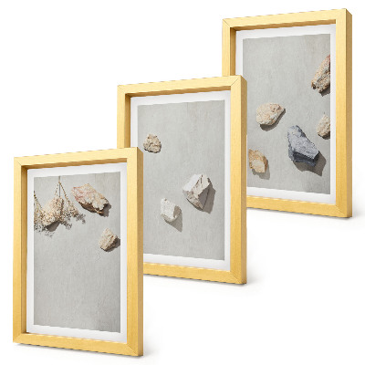 Bilderwand Boho-Strandsteine, minimalistische Dekorationen