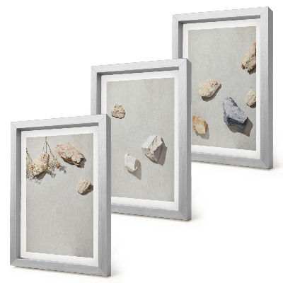 Bilderwand Boho-Strandsteine, minimalistische Dekorationen
