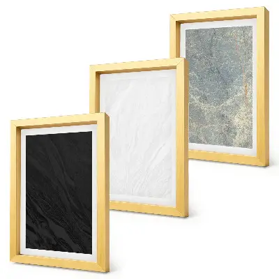 Bilderwand mit eleganten Steinstrukturen in verschiedenen Farben