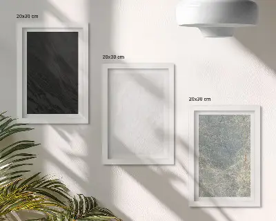 Bilderwand mit eleganten Steinstrukturen in verschiedenen Farben