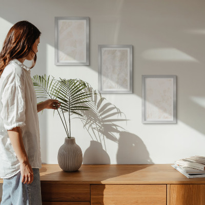 Bilderwand Elegante Marmorstein-Hintergrundtextur