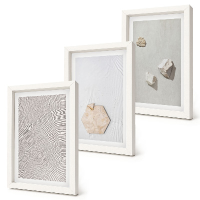Fotowand Leichte Texturen im Sand, zarter Boho-Stil