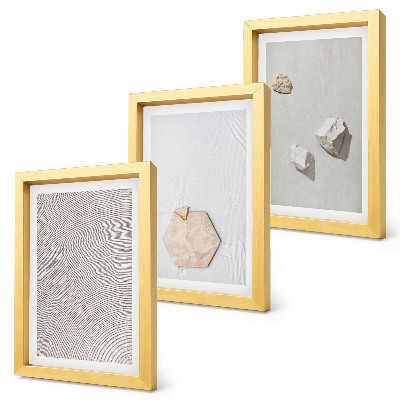 Fotowand Leichte Texturen im Sand, zarter Boho-Stil