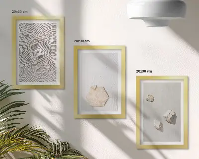 Fotowand leichte Texturen im Sand im zarten Boho-Stil