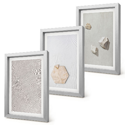 Fotowand Leichte Texturen im Sand, zarter Boho-Stil