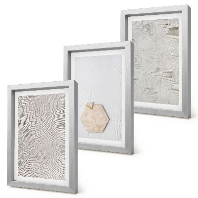 Bilderwand Leichte Texturen im Sand, zarter Boho-Stil