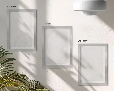 Bilderwand mit eleganter linearer Steinoptik in Marmor