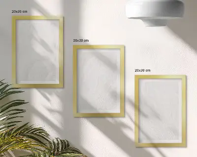 Bilderwand mit eleganter linearer Steinoptik in Marmor