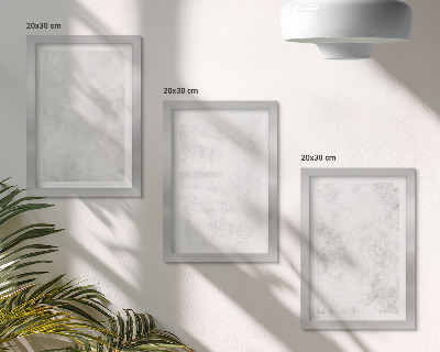 Fotowand Weiße Punkte auf minimalistischen Leinwandhintergründen