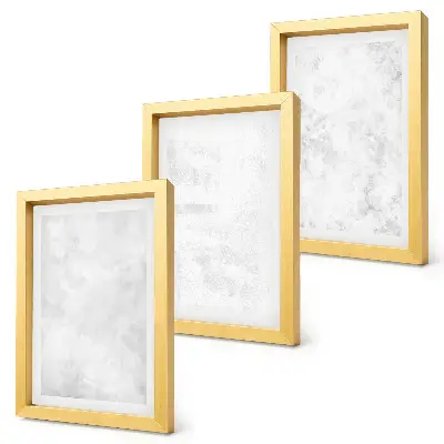 Fotowand mit weißen Punkten auf minimalistischem Leinwandhintergrund