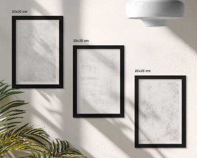 Fotowand Weiße Punkte auf minimalistischen Leinwandhintergründen