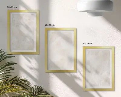 Bilderwand mit Strukturen aus weißem Marmor in Pastellfarben