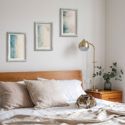 Fotowand Aquarellmalerei auf Leinwand, minimalistischer Stil