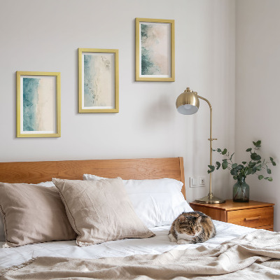 Fotowand Aquarellmalerei auf Leinwand, minimalistischer Stil