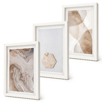 Bilderwand Designerabstraktion, inspiriert von der Natur