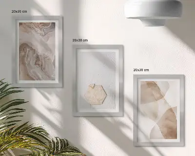 Bilderwand abstrakte Designer-Kunst von der Natur inspiriert