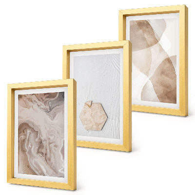 Bilderwand Designerabstraktion, inspiriert von der Natur