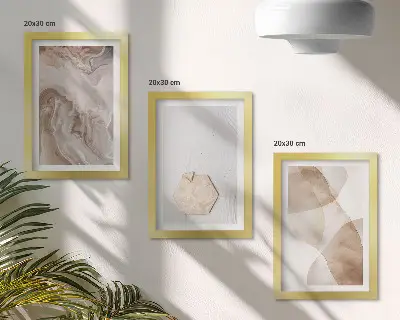 Bilderwand abstrakte Designer-Kunst von der Natur inspiriert
