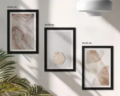 Bilderwand abstrakte Designer-Kunst von der Natur inspiriert