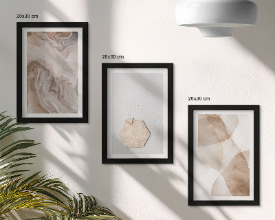 Bilderwand Designerabstraktion, inspiriert von der Natur