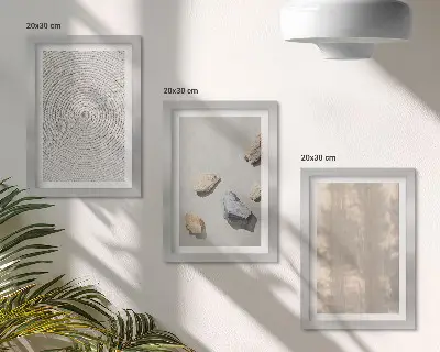 Fotowand mit Boho-Texturen und natürlichen Strukturen