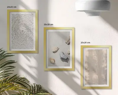 Fotowand mit Boho-Texturen und natürlichen Strukturen