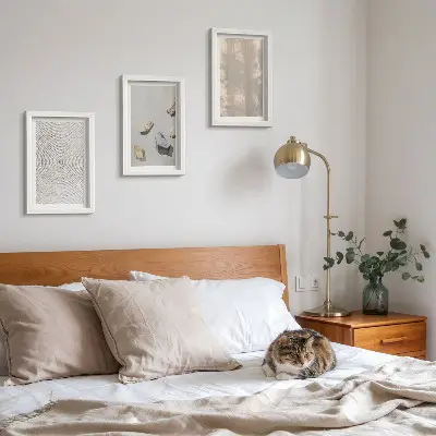 Fotowand mit Boho-Texturen und natürlichen Strukturen