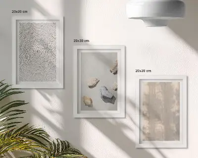 Fotowand mit Boho-Texturen und natürlichen Strukturen