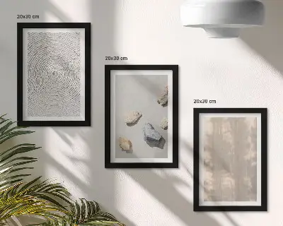 Fotowand mit Boho-Texturen und natürlichen Strukturen
