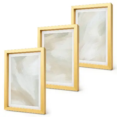 Bilderwand mit Farbstruktur und Spuren minimalistischer Malerei