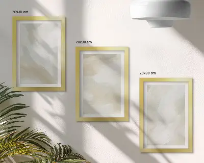 Bilderwand mit Farbstruktur und Spuren minimalistischer Malerei