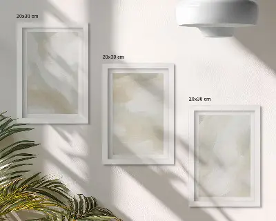 Bilderwand mit Farbstruktur und Spuren minimalistischer Malerei