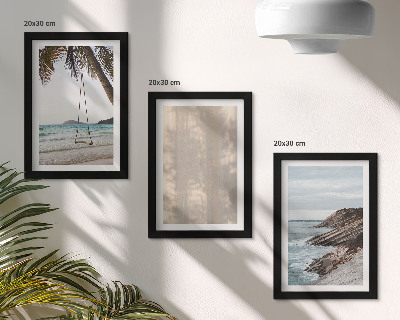 Fotowand Sommerlicher Sandstrand und Meerblick, sommerliche Landschaften