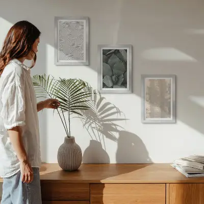 Bilderwand sommerliche Texturen aus nächster Nähe im tropischen Klima
