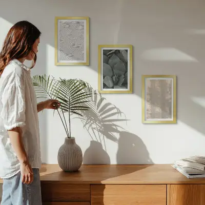 Bilderwand sommerliche Texturen aus nächster Nähe im tropischen Klima
