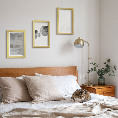 Bilderwand Abstrakte Formen und Strukturen im modernen Stil