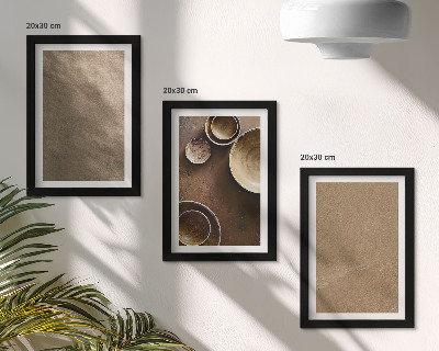 Bilderset mit rahmen Steinstrukturen im modernen minimalistischen Stil