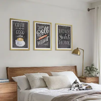 Gerahmtes Bilderset Kaffeeroller mit Motiv heimelige Wärme