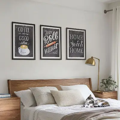 Gerahmtes Bilderset Kaffeeroller mit Motiv heimelige Wärme