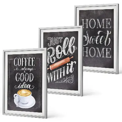 Gerahmtes Bilderset Kaffeeroller mit Motiv heimelige Wärme
