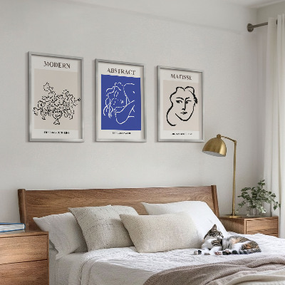 Gerahmtes bilderset Matisses moderne Plakate
