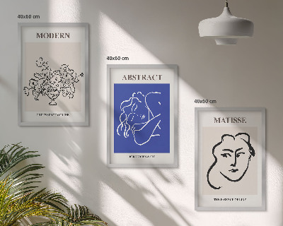 Gerahmtes bilderset Matisses moderne Plakate