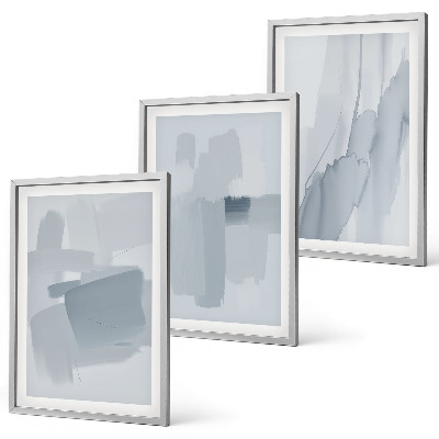 Gerahmtes bilderset Abstrakte Aquarellkunst